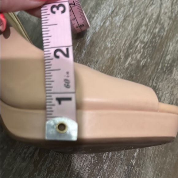 Jessica Simpson Women's Peep Toe Heels - Tan - Picture 4 of 6